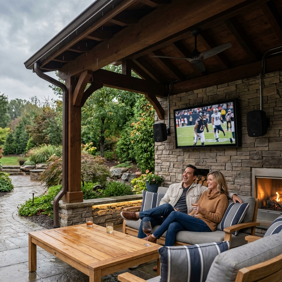 outdoor entertainment system