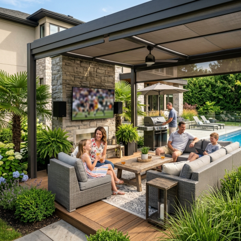 outdoor entertainment system