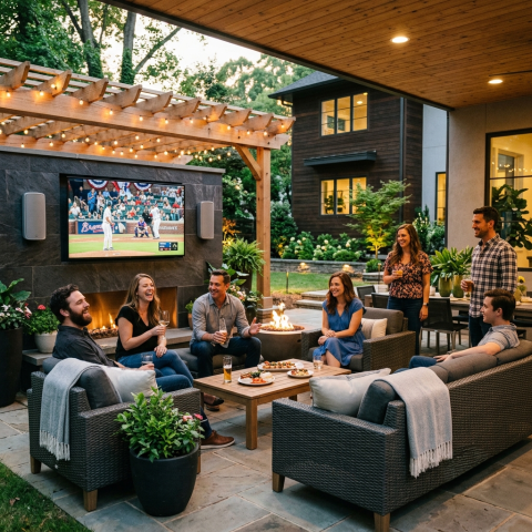 outdoor entertainment system